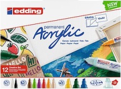 Edding Acrylic Negro, Azul,...