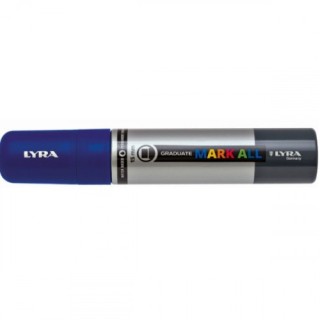 marcador permanente mark all azul oscuro 15 mm lyra groove l6840050