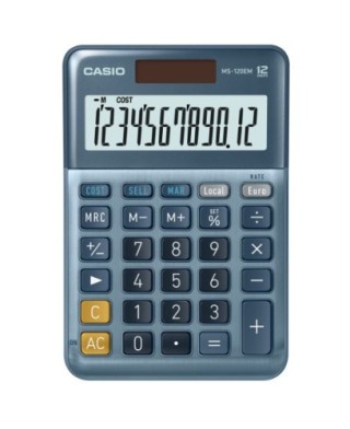 calculadora de sobremesa de 12 digitos casio ms-120em