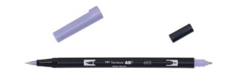 rotulador doble punta pincel dual brush-603 - color periwinkle. tombow abt-603