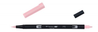 rotulador doble punta pincel color blush tombow abt-772