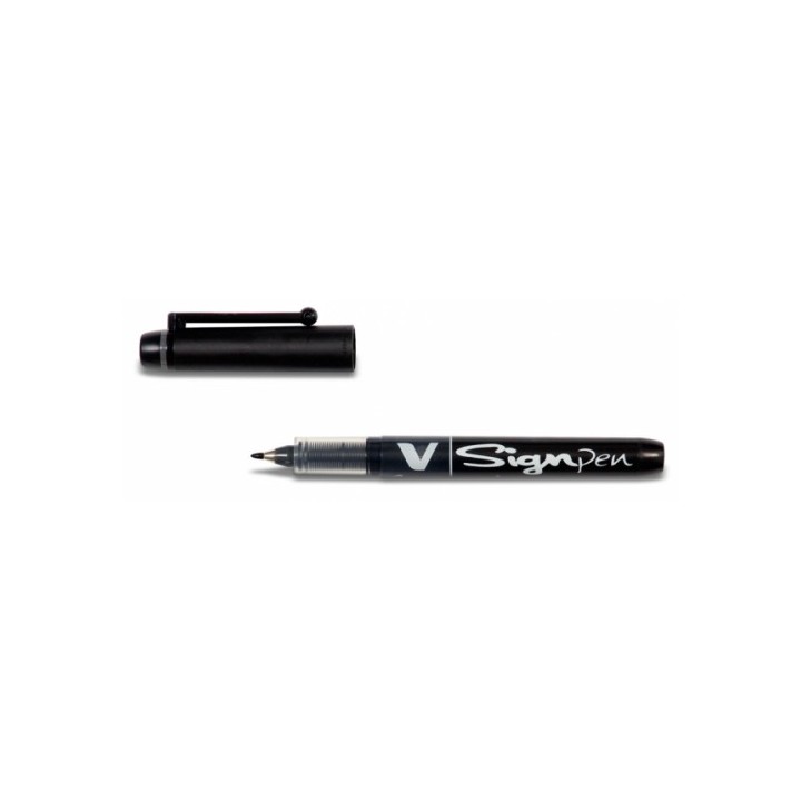 rotulador vsignpen punta fibra negro pilot sw-vsp-b