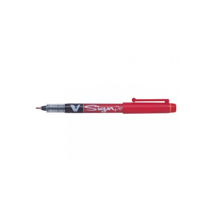 rotulador vsignpen punta fibra rojo pilot sw-vsp-r