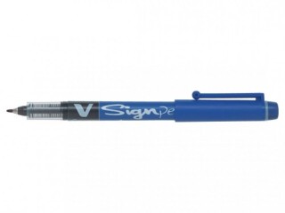 rotulador vsignpen punta fibra azul pilot sw-vsp-l
