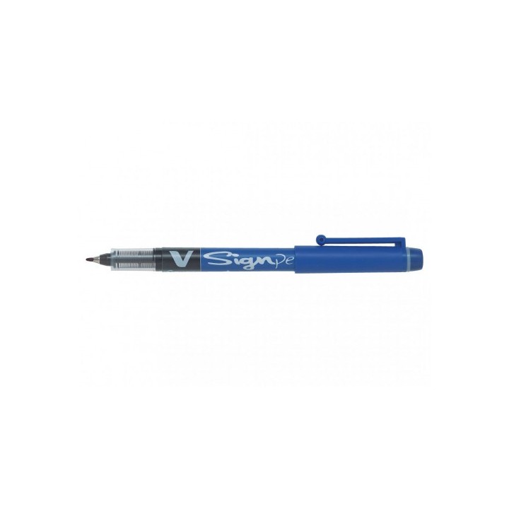 rotulador vsignpen punta fibra azul pilot sw-vsp-l