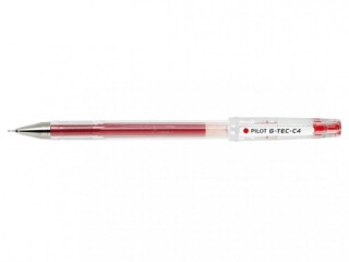 boligrafo roller g-tec-c4 bk 0,3 mm rojo pilot bl-gc4-r