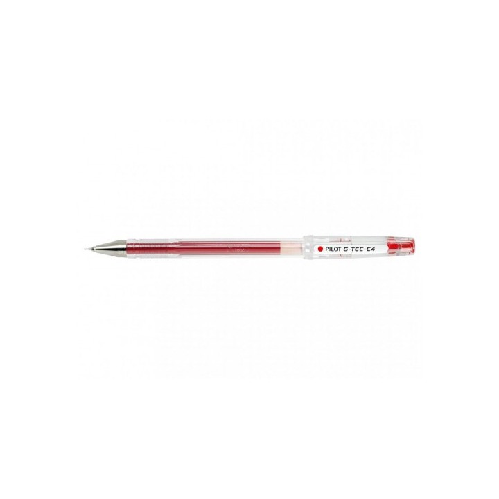 boligrafo roller g-tec-c4 bk 0,3 mm rojo pilot bl-gc4-r