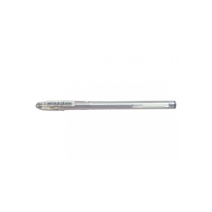 boligrafo roller gel g-1 0.7mm plata pilot bl-g1-7t-s
