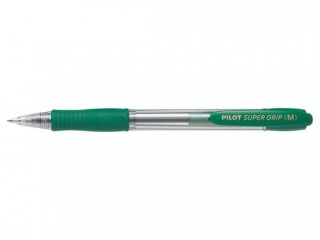 boligrafo retractil supergrip 1.0mm verde pilot bpgp-10r-m-g