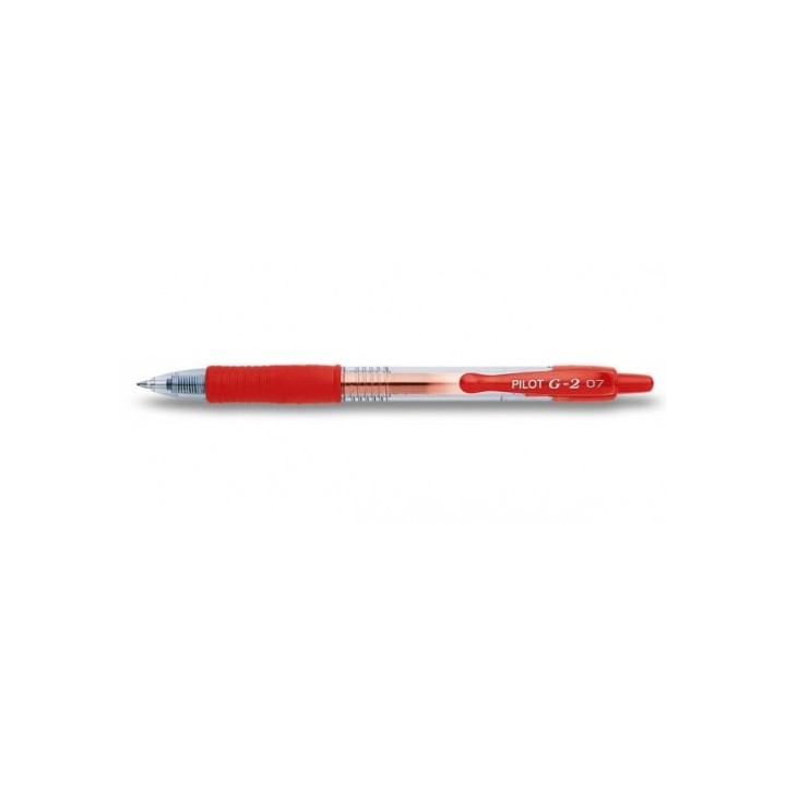 boligrafo roller gel retrac.g-2 rojo pilot bl-g2-7-r