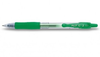 boligrafo roller gel retrac.g-2 verde pilot bl-g2-7-g