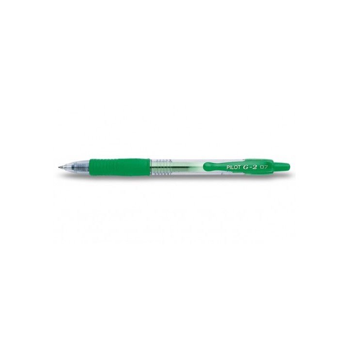 boligrafo roller gel retrac.g-2 verde pilot bl-g2-7-g