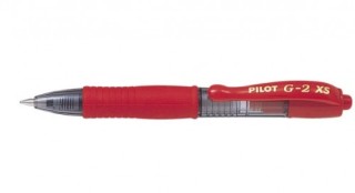 boligrafo roller g2 pixie mini rojo pilot bl-g2-xs-7-r