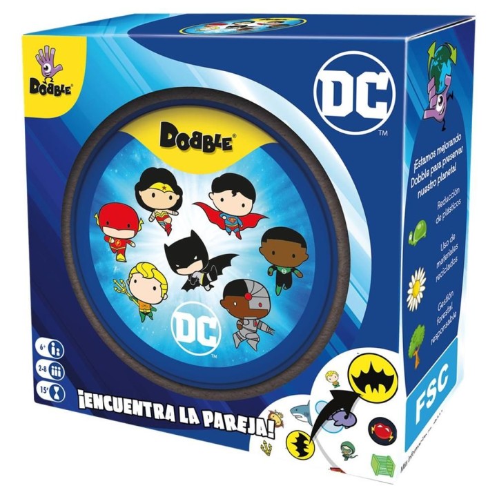 juegos juego de mesa dobble dc universe