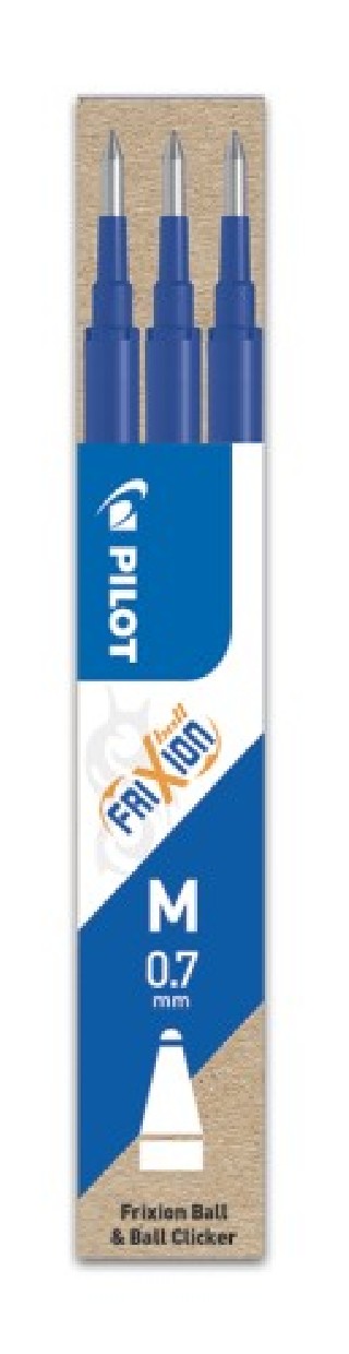 pack 3 recambios frixion azul pilot bls-fr7-l-s3