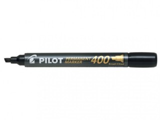 marcador permanente punta biselada sca-400 negro pilot sca-400-b