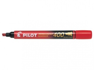 marcador permanente punta biselada sca-400 rojo pilot sca-400-r