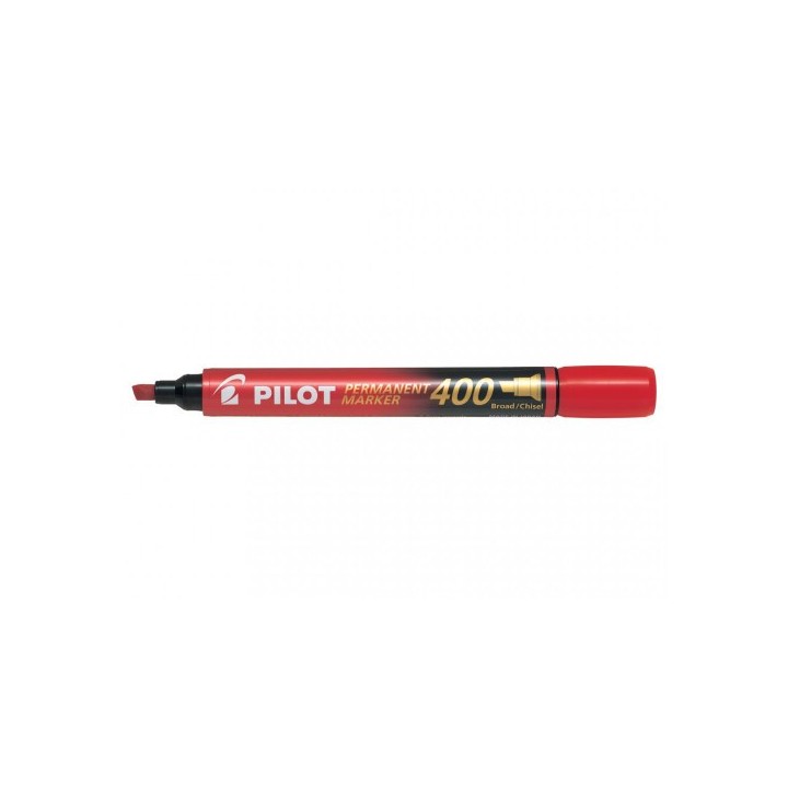 marcador permanente punta biselada sca-400 rojo pilot sca-400-r