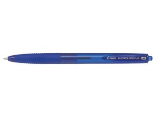 pilot super grip g azul boligrafo de punta retractil con pulsador medio
