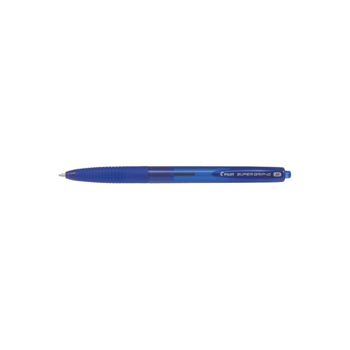 pilot super grip g azul boligrafo de punta retractil con pulsador medio