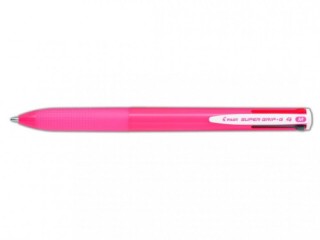 boligrafo supergrip g - 4 colores - cuerpo color- rosa pilot bpkgg-35m-p