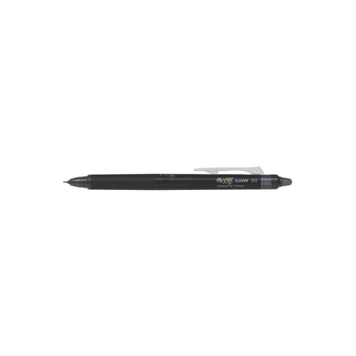 pilot frixion point clicker boligrafo de gel de punta retractil fino negro 1 pieza(s)