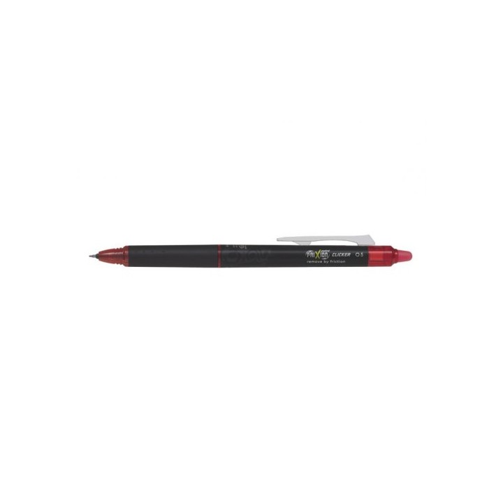 pilot frixion point clicker boligrafo de gel de punta retractil fino rojo 1 pieza(s)