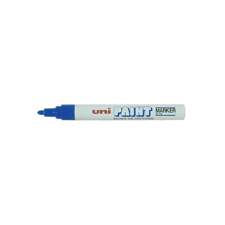 marcador permanente punta m 2,2-2,8mm. azul uni-ball 545558000