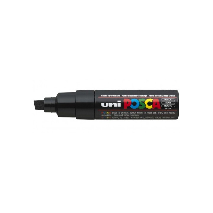 marcador pc-8k posca punta b 8mm. negro uni-ball 300566000