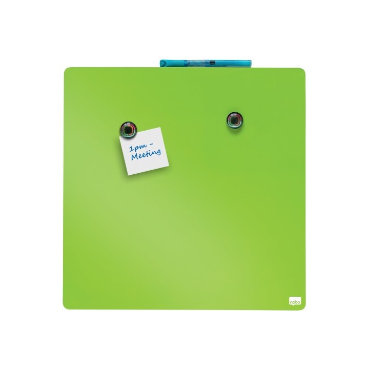 pizarra magnetica 360x360mm verde nobo 1903773