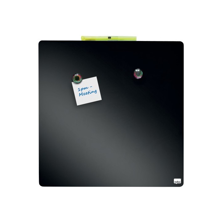 pizarra magnetica 360x360mm negro nobo 1903774