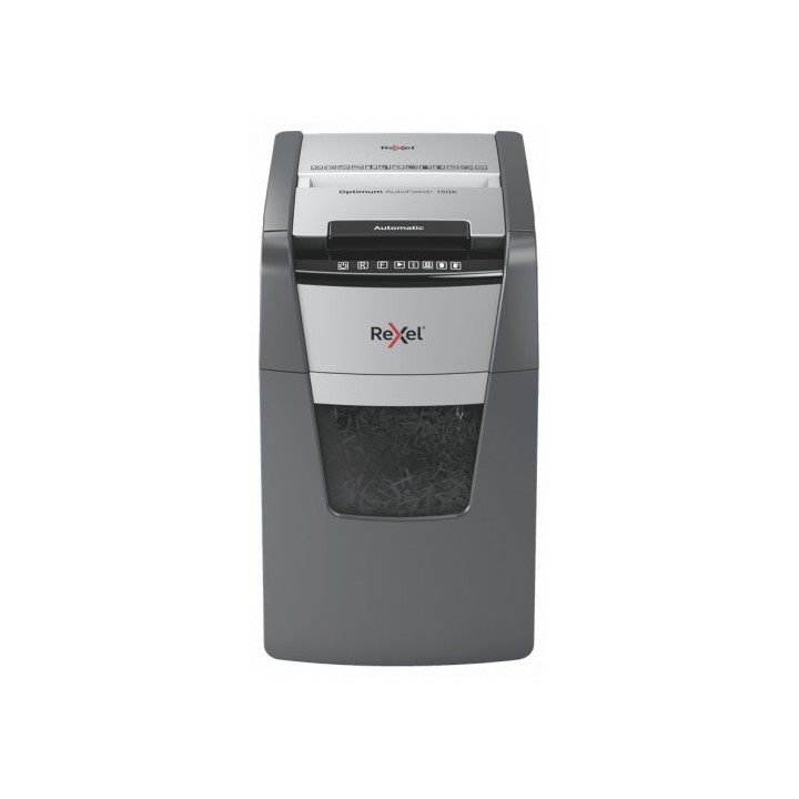 rexel optimum autofeed+ 150x a triturador de papel corte cruzado 55 db 22 cm negro, gris