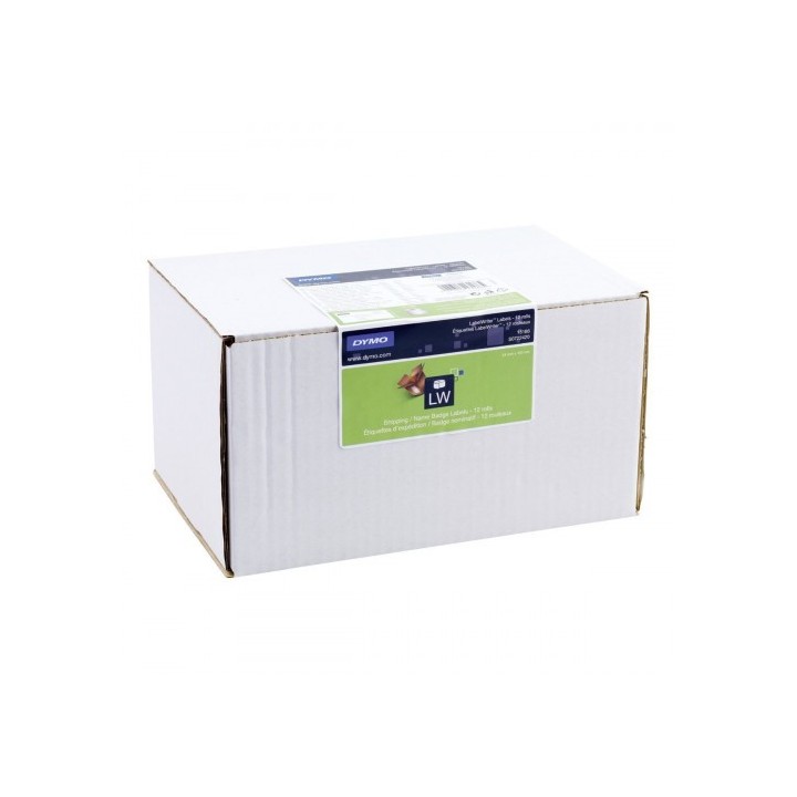 pack 12 rollos etiquetas identificacion 101x54mm. dymo s0722420