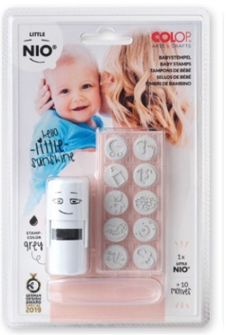 blister imprentilla little nio 10 pictos tematica bebes colop nil002