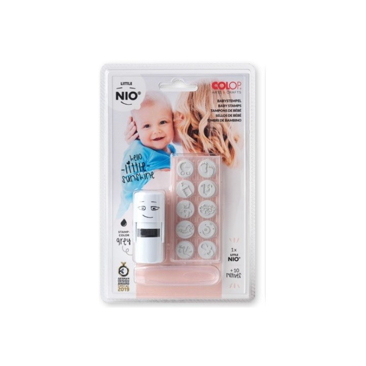 blister imprentilla little nio 10 pictos tematica bebes colop nil002