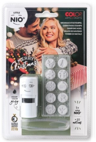 blister imprentilla little nio 10 pictos tematica hecho a mano colop nil003