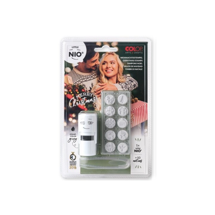 blister imprentilla little nio 10 pictos tematica hecho a mano colop nil003