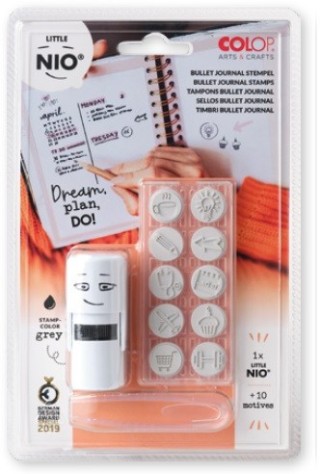 blister imprentilla little nio 10 pictos tematica decora tu agenda colop nil005