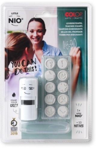 blister imprentilla little nio 10 pictos tematica profesorado colop nil006