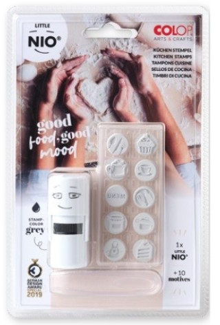 blister imprentilla little nio 10 pictos tematica cocina colop nil008