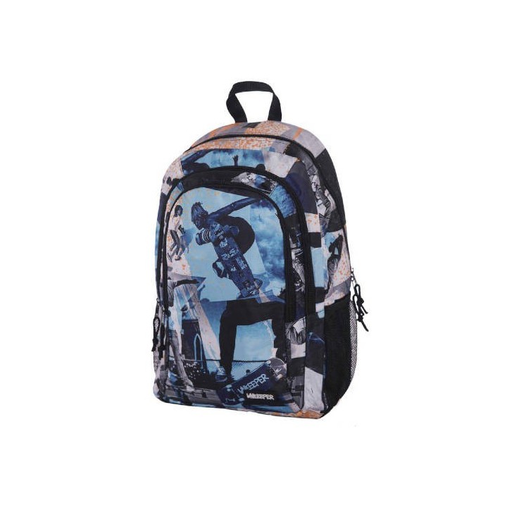mochila doble unkeeper skate boarding 32,5 x 43 x 13,5 cm. unkeeper 80506625970