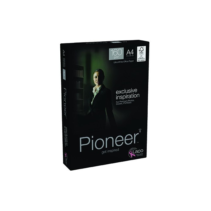 paquete 250h papel exclusive premium 160gr a4 pioneer cie 169 pnr1600004
