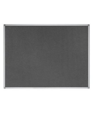 bi-office earth tablon de anuncios fijo gris sentido