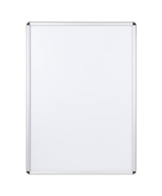 bi-office vt840415280 marco para pared rectangulo blanco aluminio