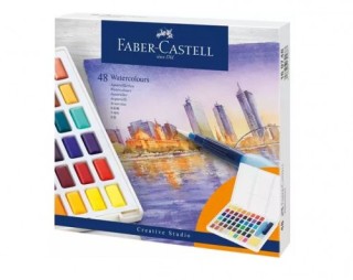 estuche con 48 acuarelas creative studio. faber castell 169748