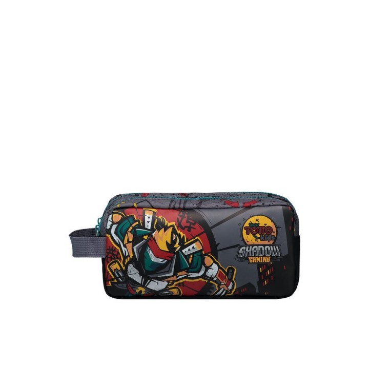 totto kazumi estuche suave negro, gris