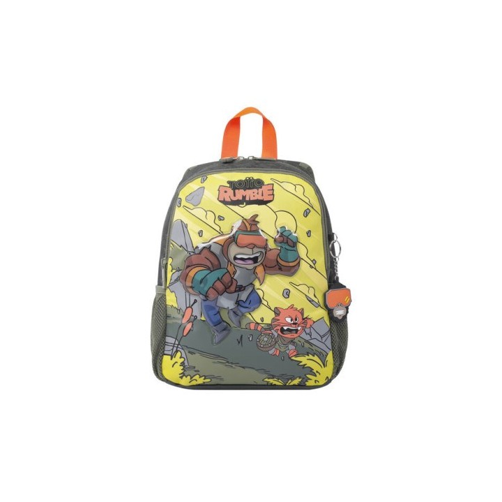 mochila escolar pequena de cartoons totto mj04bwm001-2310-4djs