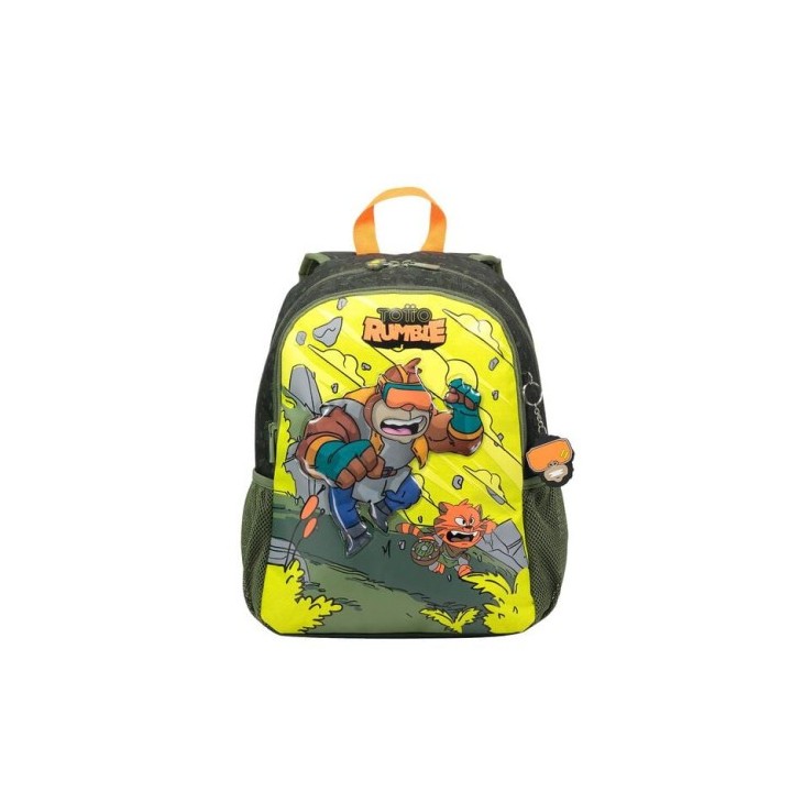 mochila escolar mediana de cartoons totto mj04bwm002-2310-4djm