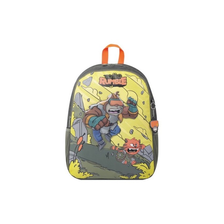 mochila escolar grande de cartoons totto mj04bwm003-2310-4djl
