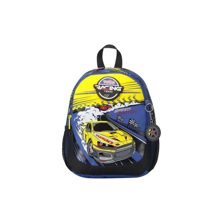mochila escolar pequena de carreras de coches totto mj04vlc001-2310-6j7s